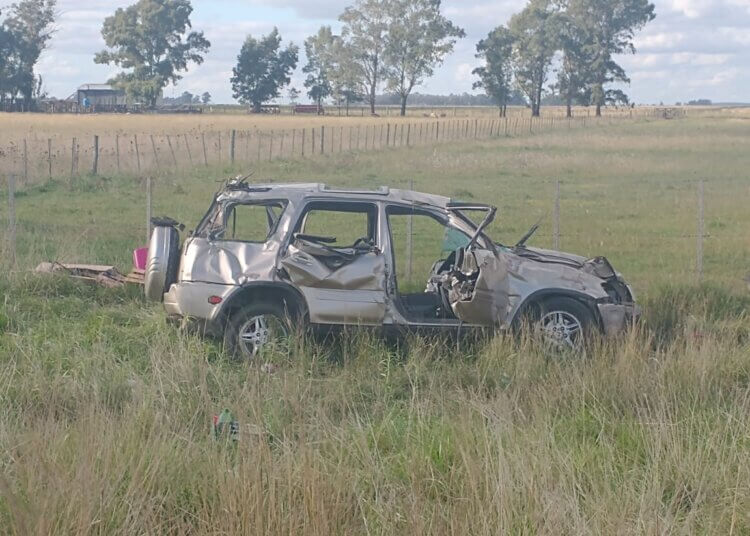 Grave accidente con heridos en la Ruta 86