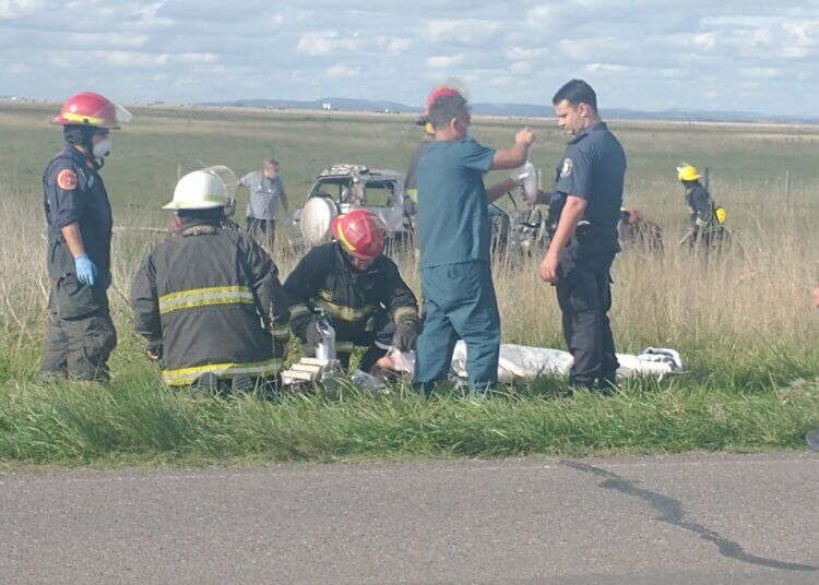 Grave accidente con heridos en la Ruta 86