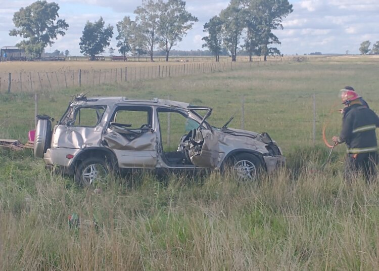 Grave accidente con heridos en la Ruta 86