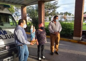 Una familia juarense donó una estatua con la imagen de la Virgen del Rosario