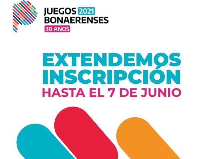 La inscripción de los Juegos Bonaerenses se extendió hasta el 7 de junio