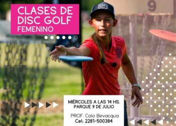 Comienzan hoy las clases de Disc Golf Femenino en el Parque 9 de Julio