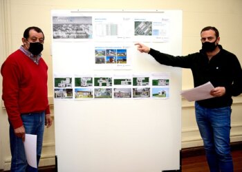 El intendente Julio Marini firmó contratos de obra y cesión de terrenos a PRO.CREAR