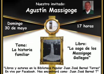 Hoy desde las 17 hs se presenta Agustín Massigoge en el ciclo de la biblioteca