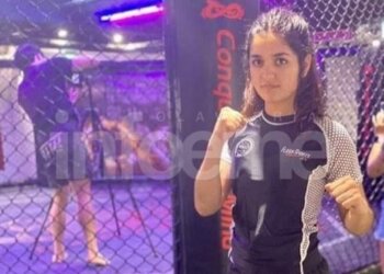 En Taiwán, Ludmila Zárate se animó a combatir en la jaula