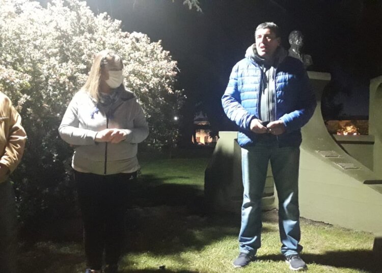 El peronismo local  recordó el natalicio de Eva Perón con un pequeño acto
