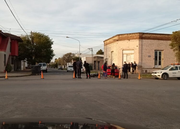 Accidente en Av. Roque Sáenz Peña y Sto. Cabral