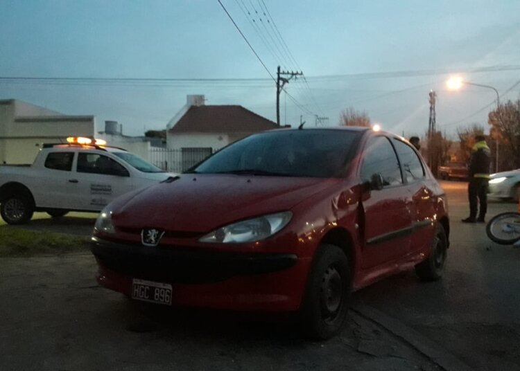 Accidente en Av. Roque Sáenz Peña y Sto. Cabral
