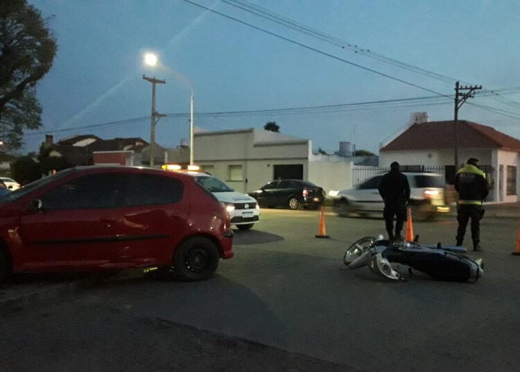 Accidente en Av. Roque Sáenz Peña y Sto. Cabral