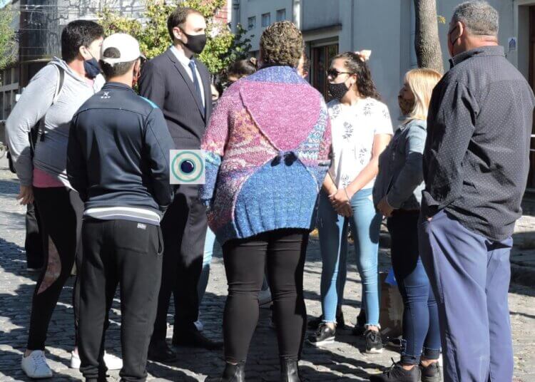 Se realizó una marcha para pedir la libertad de un joven que enfrenta una causa por violación