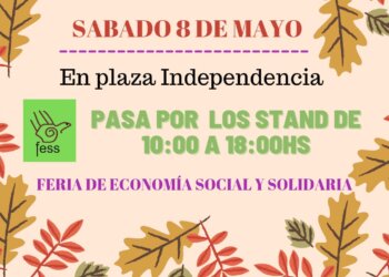 Este sábado 8 de mayo la Fess estará nuevamente en la Plaza Independencia