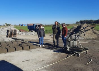 Concejales de Juntos por el Cambio visitaron la bloquera juarense