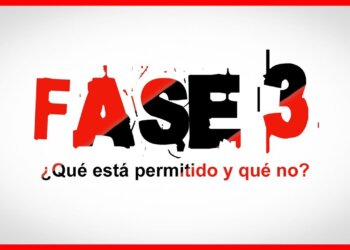 A pesar de estar en FASE 3, hasta el lunes no habrá modificaciones en las actividades