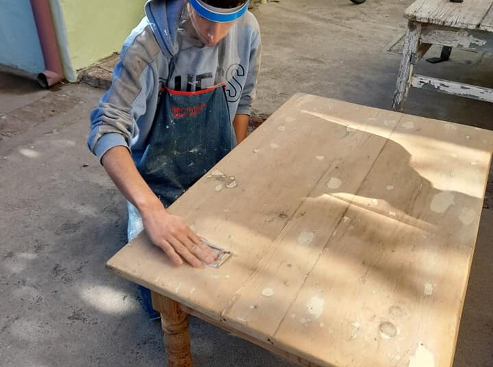 Los chicos del Taller Protegido continúan trabajando a pesar de la pandemia