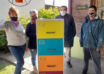 Los chicos del Taller Protegido continúan trabajando a pesar de la pandemia