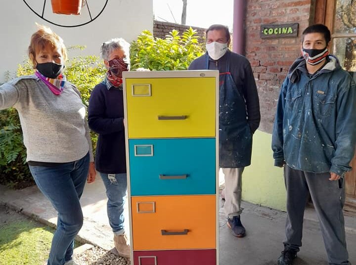 Los chicos del Taller Protegido continúan trabajando a pesar de la pandemia