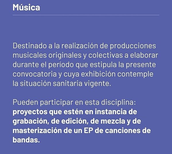 Programa de Apoyo a la Realización Artística y Cultural