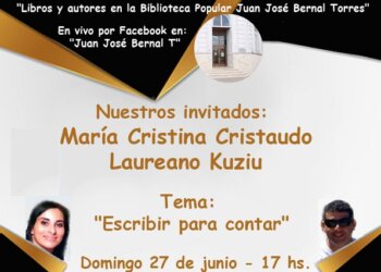 Este domingo se presentan Laureano Kuziu y María Cristina Cristaudo