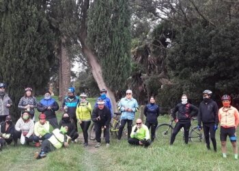 “Vuelta a la Estancia la Gogita”, Veintitrés ciclistas recorrieron 48 km por caminos rurales