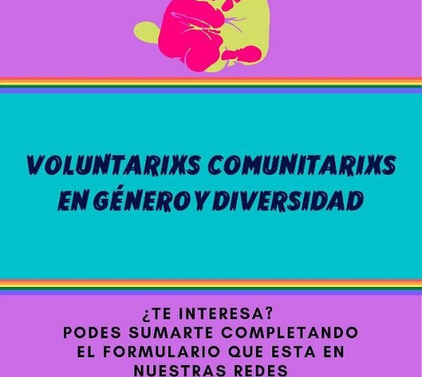 Programa de Voluntariado Comunitario en Género y Diversidad dirigido a personas mayores de 16 años