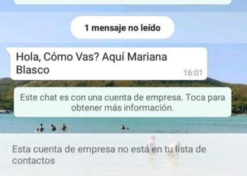 «La primera preocupación fue que estafen a algunos de mis conocidos» relató Mariana Blasco
