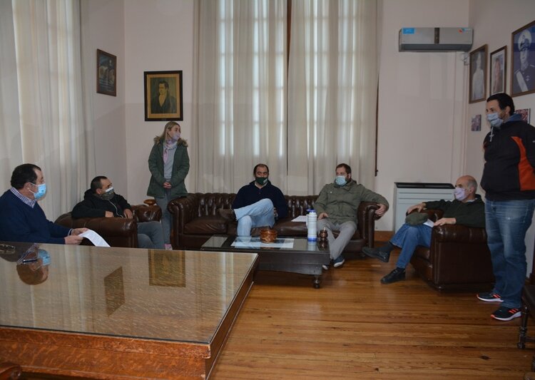Reunión del Intendente Julio Cesar Marini con Instituciones Locales