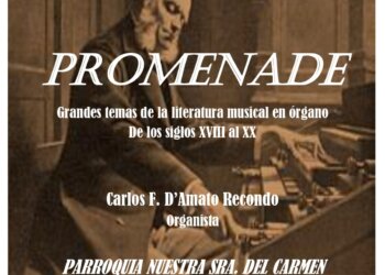 Concierto de órgano en adhesión a las Fiestas Patronales