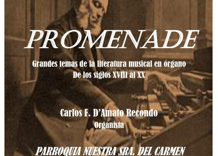 Concierto de órgano en adhesión a las Fiestas Patronales