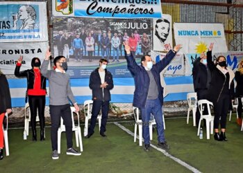 El Frente de Todos, presentó una de las listas para las próximas elecciones