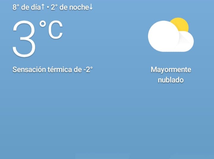 Frío polar que se extenderá por algunos días