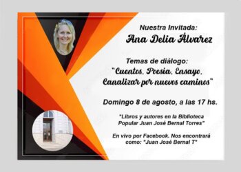 Hoy desde  las 17 hs. en el Ciclo Libros y Autores se presenta Ana Delia Álvarez