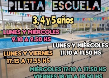 Hoy comienzan las actividades acuáticas para niños y niñas de 3, 4 y 5 años