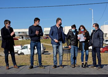 El intendente Marini participó del acto de firmas de los créditos PROCREAR