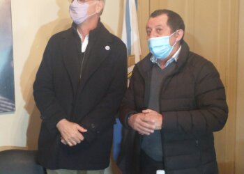 Gollán visitó Benito Juárez y tomó contacto con militantes del Frente de Todos
