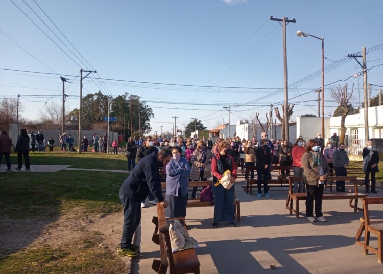 La comunidad católica celebró al patrono del Pan y del Trabajo