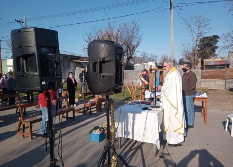 La comunidad católica celebró al patrono del Pan y del Trabajo