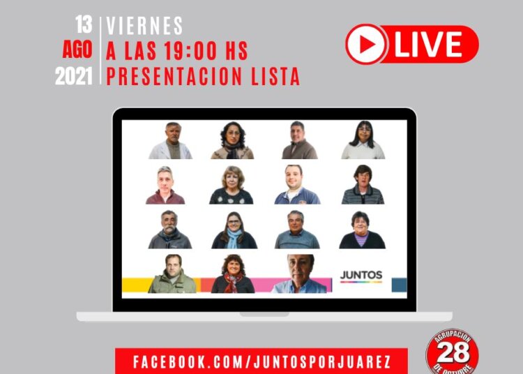 La Agrupación 28 de Octubre presenta oficialmente su lista