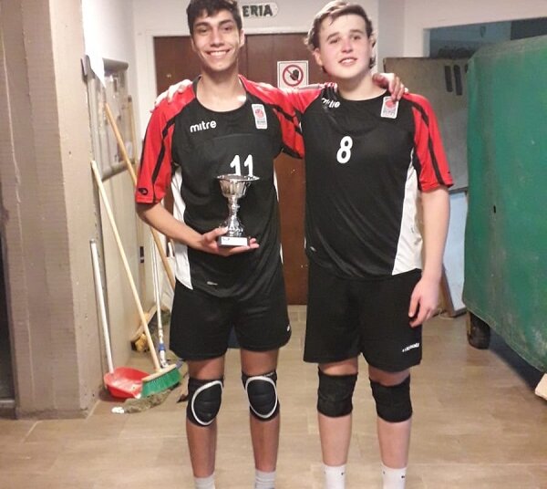 Agustín Cabral y Gerónimo Di Nardo campeones con Mar Chiquita Vóley