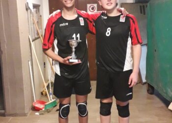 Agustín Cabral y Gerónimo Di Nardo campeones con Mar Chiquita Vóley