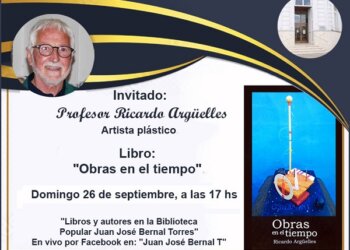 En el ciclo Libro y Autores este domingo se presenta Ricardo Arguelles