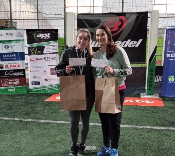 Guillermina Luquez y Luz D´Annunzio Campeonas Provinciales  de Pádel