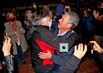 En la sede de Juntos se festejó una victoria