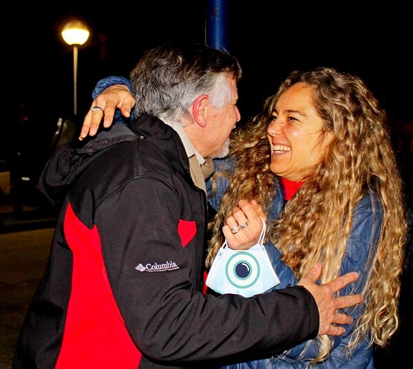 En la sede de Juntos se festejó una victoria