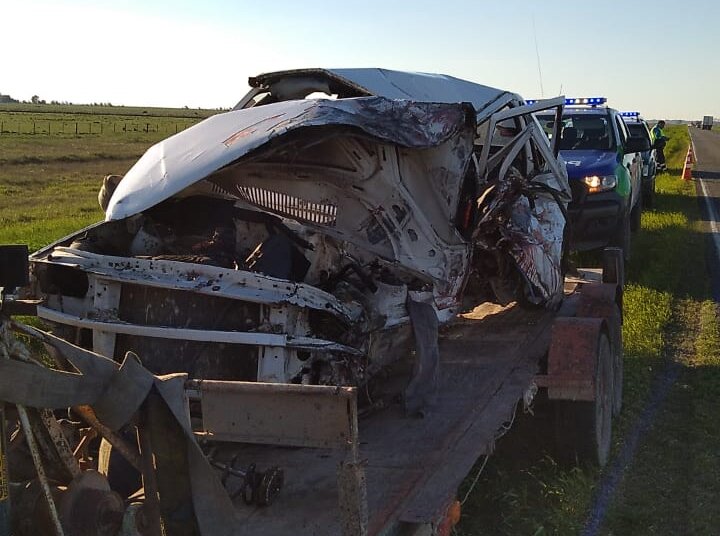 Un fallecido, el saldo de un trágico accidente en RN 3