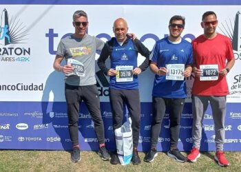 Comisso, Mozo, Coutteret y Barrientos corrieron la Maratón de Buenos Aires