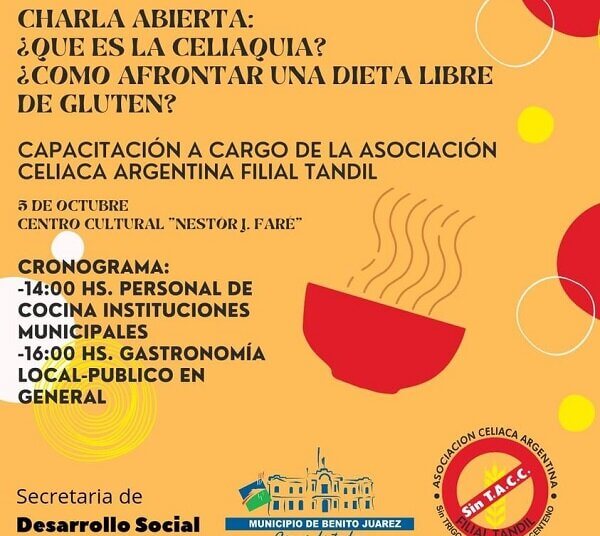 Capacitación y Charla Abierta sobre Celiaquía en el Centro Cultural Néstor Faré
