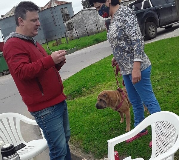 Vacunación Antirrabica en el Barrio José Hernández