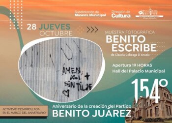 Se invita a la comunidad a la Exposición Fotográfica «Benito, Escribe»