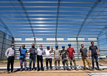 Significativo avance en la construcción de Naves en el Parque Industrial