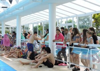 La Escuela Municipal fue anfitrión del Encuentro de Natación con la visita de La Madrid y Laprida